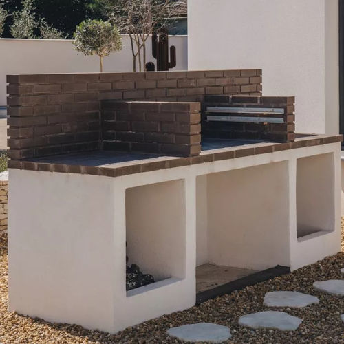 Mattone per barbecue - TERREAL - pieno / speciale / liscio