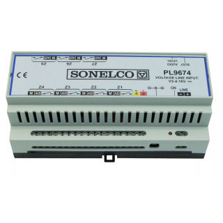 Modulo di interfaccia su guida DIN - PL9674 - Sonelco - di telecomunicazione / PSTN