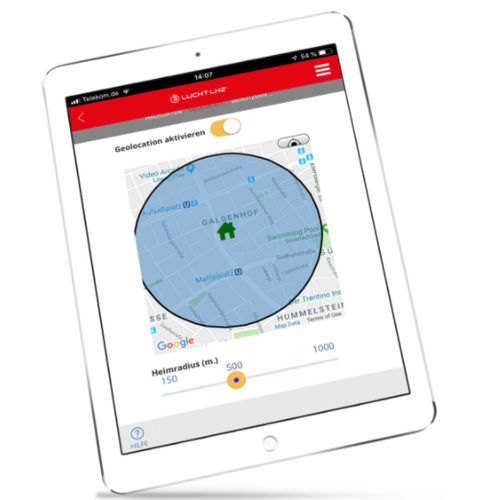 Sistema domotico per riscaldamento - GEOLOCATION  - Lucht LHZ Elektroheizung GmbH & Co. KG - da interno / per uso residenziale / multifunzione