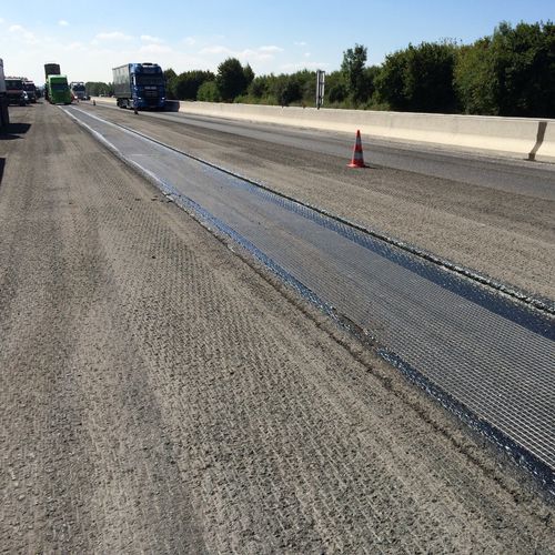 Geogriglia di consolidamento - MACGRID&reg; AR - Maccaferri - per strada / in poliestere