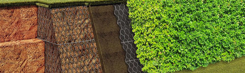 Gabbione modulare - GREEN - Maccaferri - di protezione / antierosione / per muro