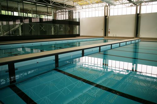 Parete mobile per piscina pubblica - CEMI - trasversale