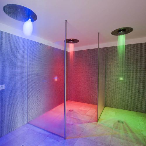 Doccia multifunzione - CEMI - in metallo / rettangolare / per spa