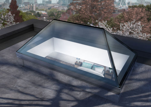 Copertura vetrata fissa - ROOFLIGHT - Glazing Vision - piramidale