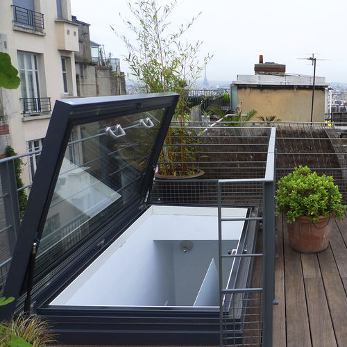 Sportello d'ispezione per tetto - SKYHATCH MANUAL ROOFLIGHT - Glazing Vision - quadrato / rettangolare / in vetro