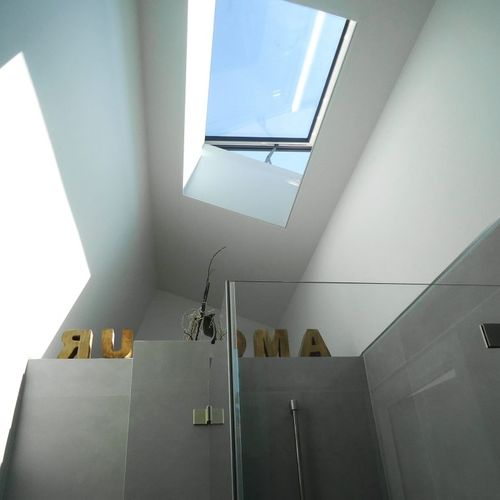 Finestra da tetto in metallo - VISIONVENT SOLO - Glazing Vision - a bilico / a doppi vetri / elettrica