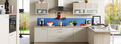Cucina contemporanea - DELTA. - Brigitte Küchen - H. Frickemeier Möbelwerk GmbH - in laminato / con impugnature