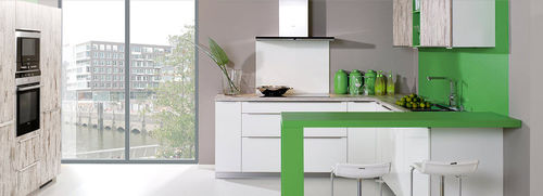 Cucina contemporanea - SAPHIR  - Brigitte Küchen - H. Frickemeier Möbelwerk GmbH - in vetro / con maniglia integrata / laccata