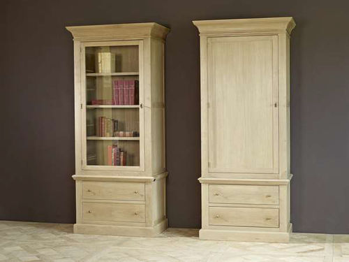 Libreria classica - ALGARVE - APULIA HOME DECOR - in rovere / bianca