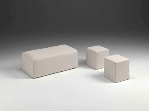 Pouf classico - CUBO - APULIA HOME DECOR - in tessuto / quadrato
