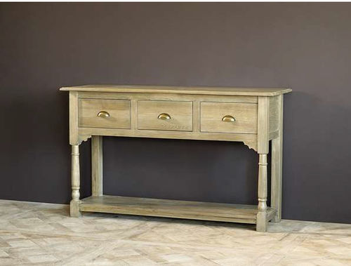 Consolle classica - PACIFIC BASEL - APULIA HOME DECOR - in rovere / con cassetti / per uso residenziale