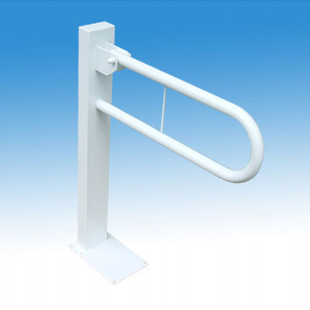 Barra di sostegno in metallo laccato - TH850L - B&K Ltd. - a forma di U / a pavimento / contract