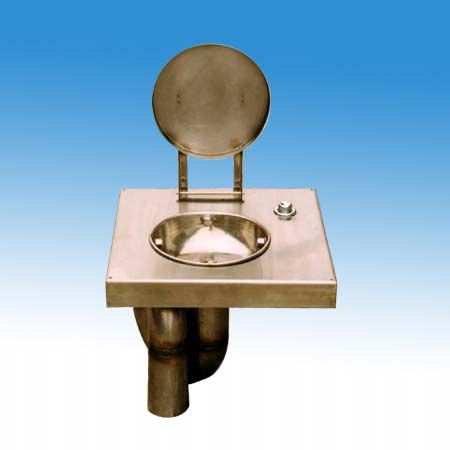 WC chimico -  BK08501 - B&K Ltd. - da appoggio / in acciaio inossidabile