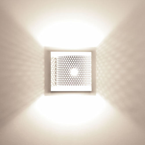 Applique contemporanea - KENDO W1 - LUZ DIFUSION - da interno / in acciaio / in metallo cromato