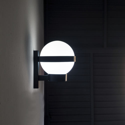 Applique contemporanea - BARCINO W1 - LUZ DIFUSION - da interno / in acciaio / in vetro soffiato