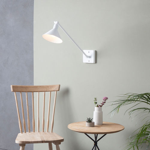 Applique contemporanea - Factory W1 - LUZ DIFUSION - da interno / in metallo / conica