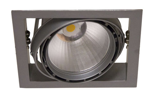Faretto da incasso a soffitto - FIRST DL - Lival - LED / quadrato / in metallo