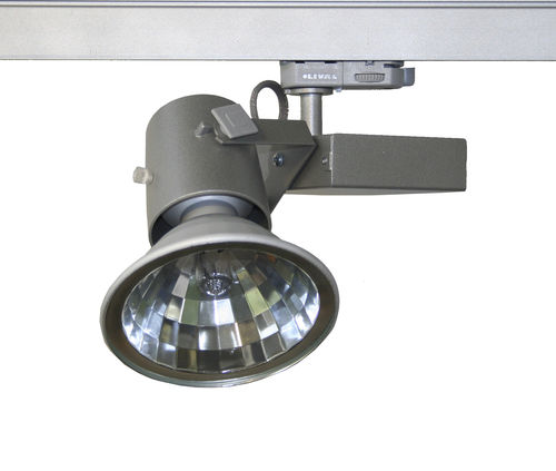 Faretti a binario HID - GLIDER : TREND ECO - Lival - tondo / in metallo / contract