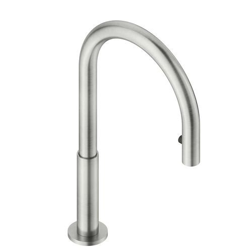 Miscelatore da appoggio - KIXCAN39D - Neve rubinetterie - in acciaio inossidabile / da cucina / 1 foro