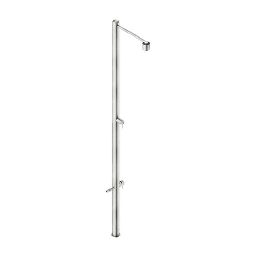 Colonna doccia in acciaio inossidabile - VIX12915AM - Neve rubinetterie - spazzolata / su piede / contemporanea