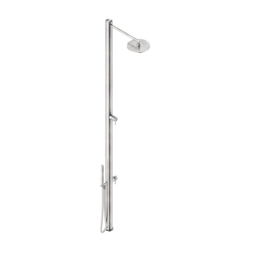 Colonna doccia in acciaio inossidabile - VIX12915ATK - Neve rubinetterie - spazzolata / su piede / contemporanea