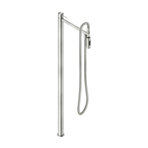 Set vasca in acciaio inossidabile - VIX4940A - Neve rubinetterie - a pavimento / contemporaneo / 1 foro