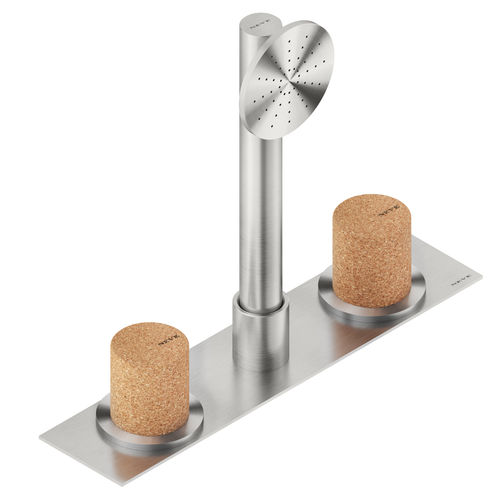 Set vasca in acciaio inossidabile - DOX5940SCZ - Neve rubinetterie - da piano / contemporaneo / 3 fori