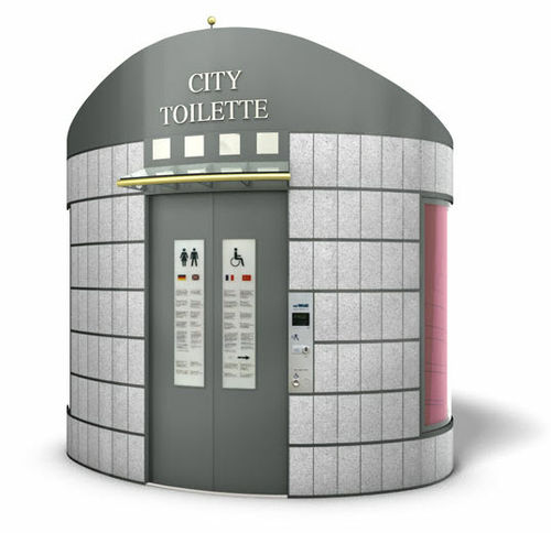 Toilette pubblica automatica - CITY-TOILET HELIOS - Wall AG - autopulente / in ceramica / in metallo