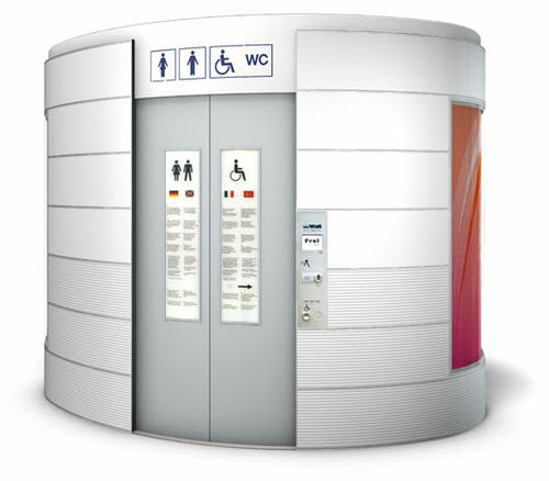 Toilette pubblica automatica - CITY-TOILETTE BASIC - Wall AG - autopulente / in ceramica / in metallo
