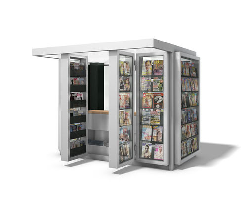Chiosco per giornali - CAMPO XL - Wall AG - in alluminio