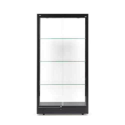 Vetrina contemporanea - HAUTE V1 NOIRE - SARAZINO VITRINES - da parete / in alluminio / in alluminio anodizzato