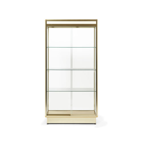 Vetrina contemporanea - HAUTE V1 DOR&Eacute;E - SARAZINO VITRINES - in alluminio / in alluminio anodizzato / in vetro temprato
