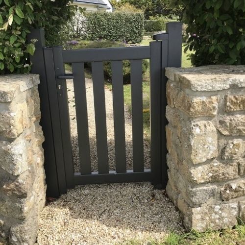 Cancelletto in legno - BREIZ - Kostum - in alluminio / in alluminio / con struttura in legno