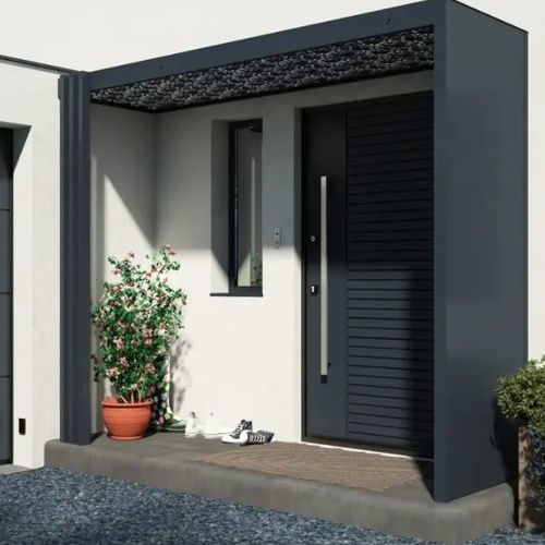 Pensilina per porta - TOENN - Kostum - da ingresso / in legno / in alluminio