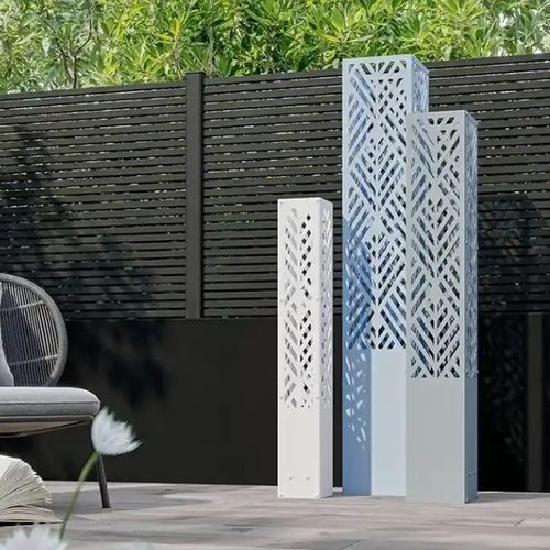 Colonna luminosa contemporanea - NAEL - Kostum - in alluminio / da esterno