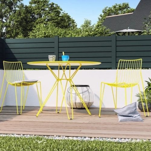 Recinzione a lamelle - PATIO - Kostum - da giardino / in alluminio / dritta