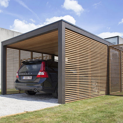 Pensilina per auto in legno - MODU - Collstrop Garden