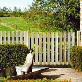 Recinzione a sbarre - OXFORD - Collstrop Garden - da giardino / in legno / classica