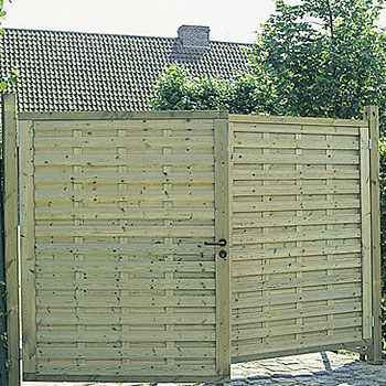 Cancello battente - ELEGANT - Collstrop Garden - in legno / per uso residenziale