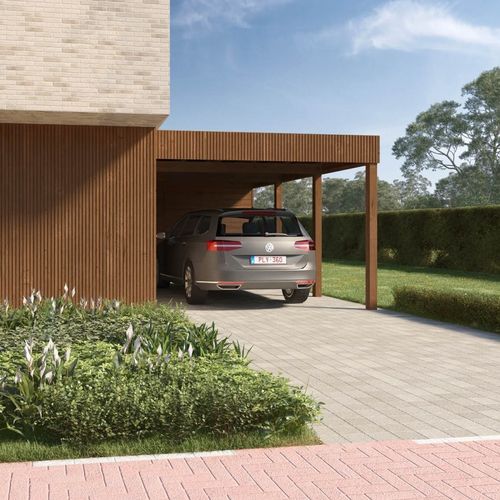 Tettoia per posto-auto in pino - KAMELEON  - Collstrop Garden - in frassino