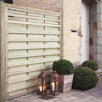 Recinzione a lamelle - HORIZON/ HORIZON PLUS - Collstrop Garden - da giardino / in pino