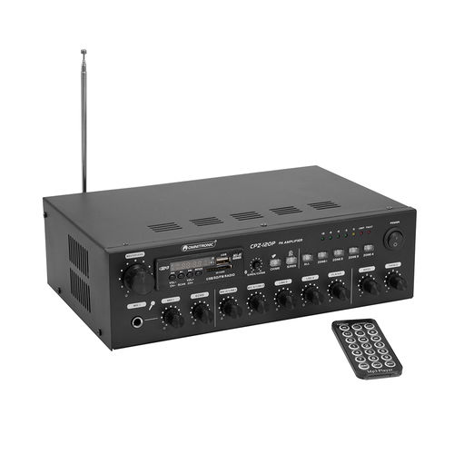 Amplificatore audio - OMNITRONIC PA CPZ-120P - Steinigke Showtechnic GmbH - 4 zone