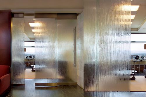 Pannello in vetro decorato - CLASSIC : CASCADE XL   - Nathan Allan Glass Studios Inc - testurizzato / traslucido / per interni