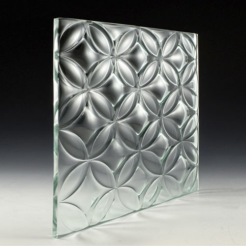 Pannello in vetro laminato - JOSIAH J : NEXUS - Nathan Allan Glass Studios Inc - temprato / decorato / 3D