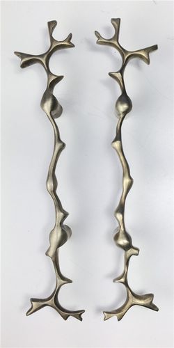 Maniglia per mobile in alluminio - SMALL CORAL - Philip Watts Design - in bronzo / in ottone