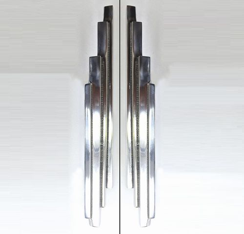 Maniglia a tirante per porta - NEW YORK - Philip Watts Design - in ottone / in alluminio / in bronzo