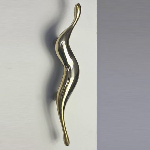 Maniglia a tirante per porta - SHIM - Philip Watts Design - in ottone / in alluminio / in bronzo