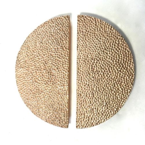 Maniglia a tirante per porta - LUNA (300) - Philip Watts Design - in ottone / in bronzo / in alluminio