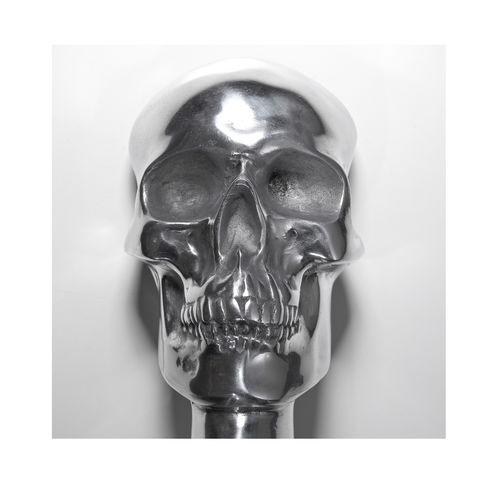 Maniglia a tirante per porta - SKULL - Philip Watts Design - in ottone / in alluminio / in bronzo
