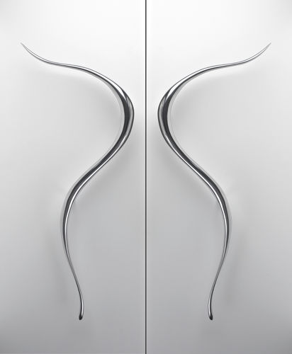 Maniglia a tirante per porta - ALTO - Philip Watts Design - in ottone / in alluminio / in bronzo